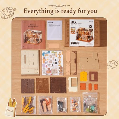 Rolife Bakery Shop DIY Miniature Dollhouse Kit Creative Gift for Adults - Image 6