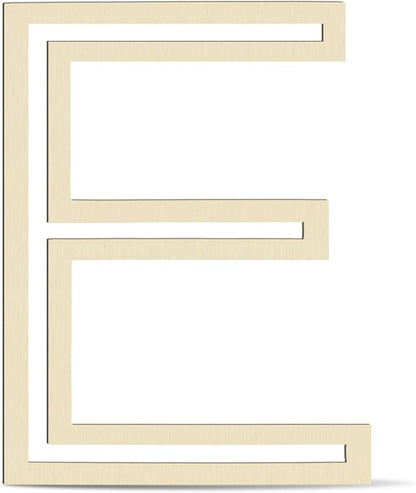 Large Wooden Letters 14 inch for Wall Decor Crafts Big Wood Letter E 1/5 Inch Thick Unfinished Alphabet Cutouts Paintable Letters for DIY Wreath Home Party Wedding Baby Nursery Decorations (E)
