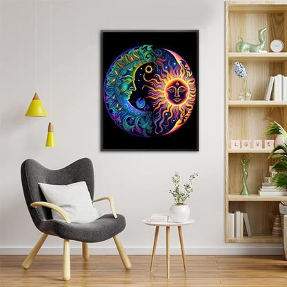 Moon Paint by Number for Adults, Paint by Numbers for Adults Beginner - Image 3