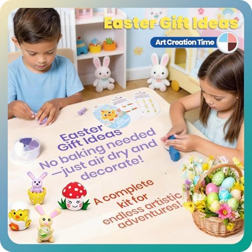 Air Dry Clay Kits,18 Animals Modeling Magic Clay for Kids, DIY Model Magic Clays,18 Set Molding Clays, Ultra Light, Soft & Non-Sticky, Arts and Crafts Gift for Kids - Image 4
