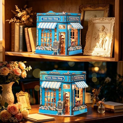 TOYQI Book Nook Kit, DIY Miniature Dollhouse Kit for Adults and Teens - Image 5