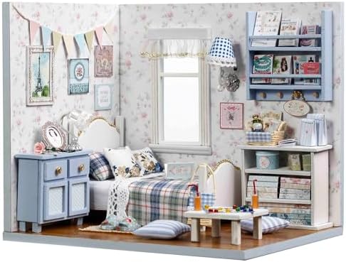 Spilay DIY Miniature House Kit for Adults, Miniature Dollhouse Building Kit by SpilayDIYDollhouseMiniature