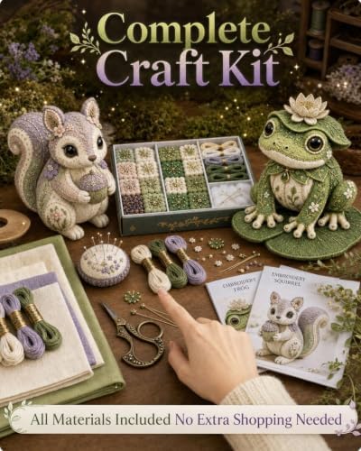 Forest Animal Patchwork Sewing Kit for Beginners, #I - Image 4