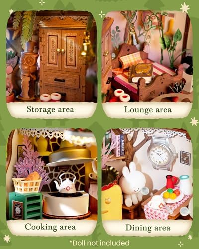 Rolife Tree House DIY Miniature Dollhouse Kit Gift for Adults - Image 3