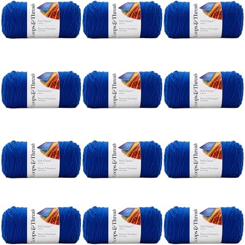 MICHAELS Bulk 12 Pack: Soft Classic™ Solid Yarn by Loops & Threads® - Image 2
