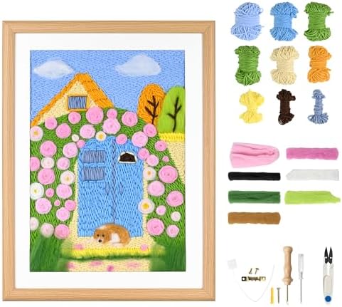 clberni Punch Needle Kit Adults Beginner, Punch Needlepoint Kits for Adults by punchneedlekitadult