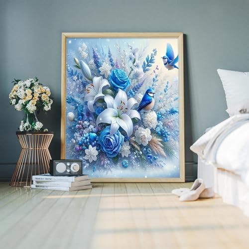 PHANTASYART Flowers Paint by Numbers Kit for Adults 16x20inch - Image 2