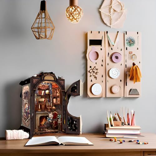 Book Nook Kit Cat Miniature House Kit - Count Cat's Study - Image 5