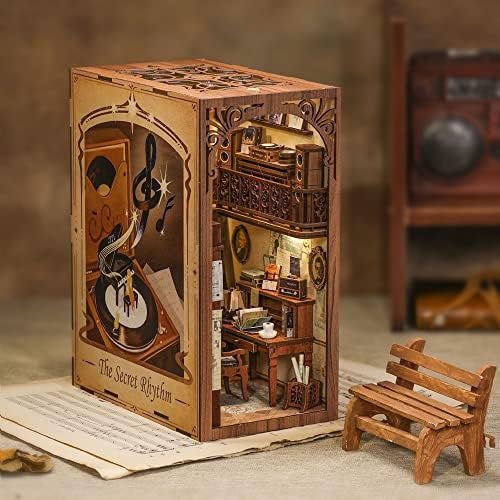 Cutefun Book Nook Kit, DIY Miniature Dollhouse Booknook for Adults - Image 2
