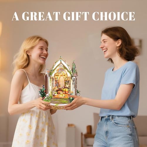Book Nook Kit DIY Miniature House 3D Wooden Puzzle - Dreamland Floral Studio - Image 7
