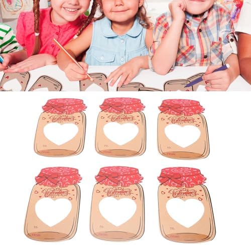 Xyntor Jar Shaped Greeting Cards Set | 30 Cards + 30 Plastic Bags + Double Sided Tape | Creative Craft Kits for Young Crafters/Weddings/Parties | Interactive DIY Card Making Supplies - Image 3