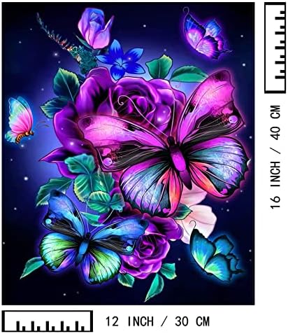 BAISITE Paint by Numbers Kit for Adults Beginners,12" Wx16 L 2 Pack Canvas for Painting Kits for Adults in Colorful Box 5152 Already Framed - Image 7