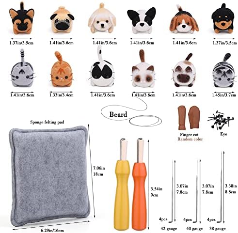 Mayboos Needle Felting Kit, 12 Pcs Doll Making Needle Felting Starter Kit - Image 2