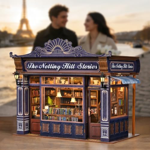 TOYQI Book Nook Kit, DIY Miniature Dollhouse Kit for Adults and Teens - Image 6