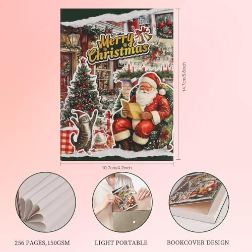 Koqye Christmas Scrapbook Kit, 157‑Piece DIY Holiday Craft Supplies - Image 4