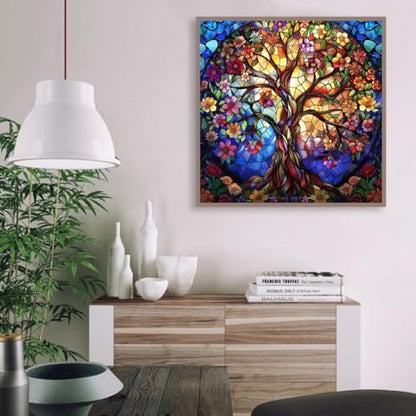 VIGEGU Tree of Life Paint by Numbers Kit for Adults Beginner with Framed - Image 2
