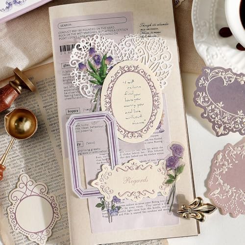 120pcs Scrapbook Paper Vintage Writing Paper scrapbooking supplies Journaling Supplies for Retro Crafts, Bullet Journaling, Junk Journal Planner - Image 4
