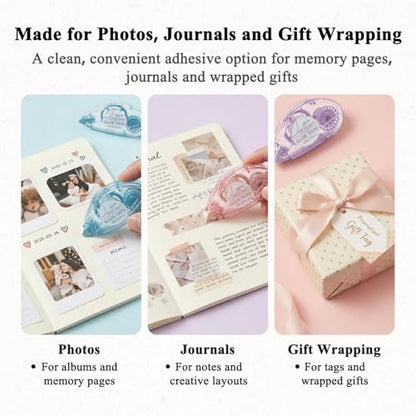 MARCADORUS Glue Tape Roller, Double-Sided Tape for Scrapbooking, 6 Pack - Image 7