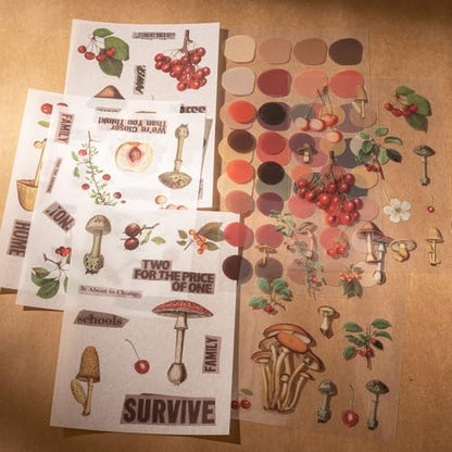 YagCu Scrapbook Kit for Beginners, Aesthetic Junk Journal Supplies, Scrapbooking and Journaling Materials, Bullet Journals Stationery, Planner DIY Arts Craft Paper, Women Adults - Image 5