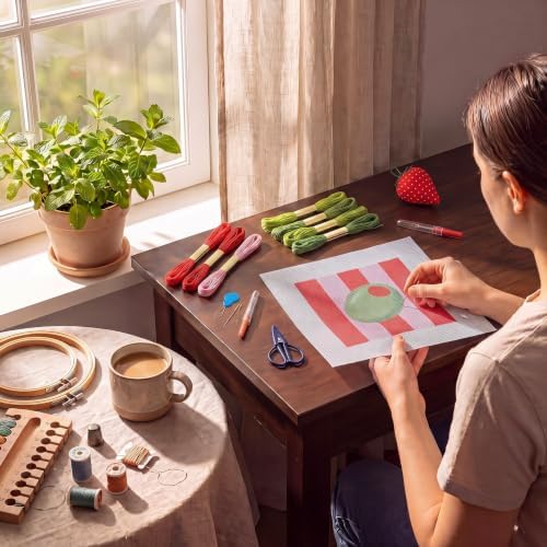 XunYee Needlepoint Canvas Kit, Martini - Image 6