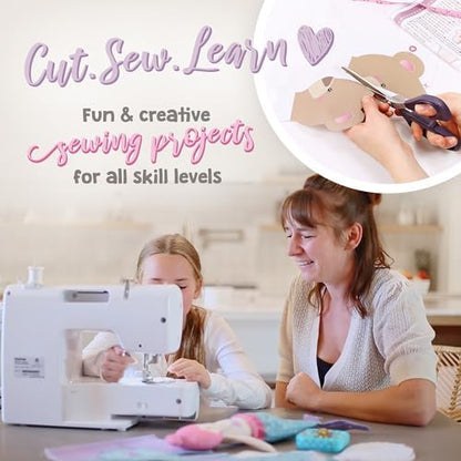 kullaloo - Cut & Sew Fabric Panel for Intermediate Skills - with Video Instructions - Doll Sewing Panel Doll with Clothes: Dress Me Bestie Bibby Bunny - Image 4