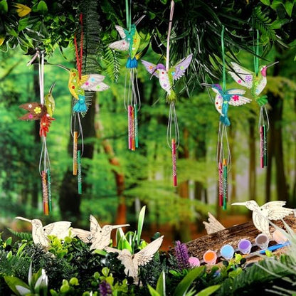 JellyArch Hummingbird 30 Pack DIY Wind Chime Kit Art and Crafts - Image 2
