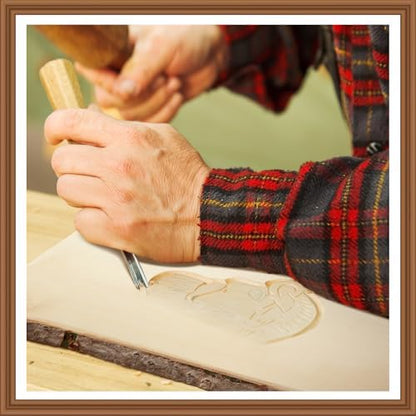 Briwooody 6 Pack Live Edge Wood Slab Unfinished Wood Boards,13 x 9-11 Inch - Image 4
