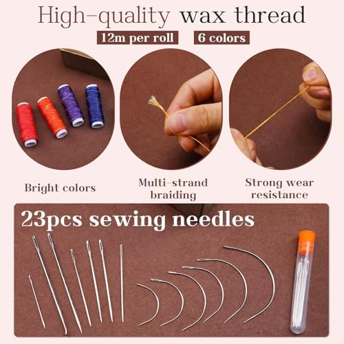Leather Sewing Kit Upholstery Repair Kit Leather Stitching Kit - Image 3