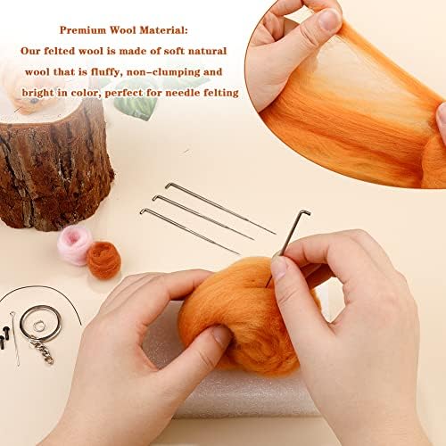 SHWAKK Needle Felting Kits, Needle Felting Starter Kit for Adult - Image 3