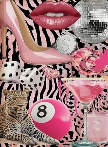 WUDWL Coquette Paint by Numbers Kit for Adults, Color By Numbers for Adults by WUDWL