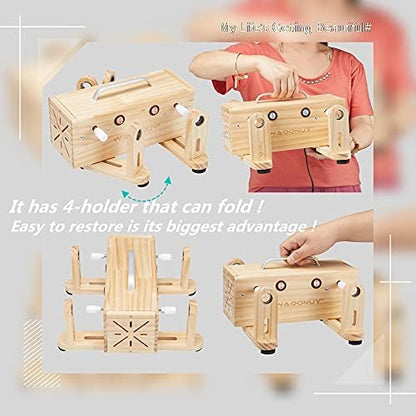 4 Cup Turner for Crafts Tumbler,Epoxy Glitter 4 arms Tumbler Full Kits,DIY Cuptisserie Turner,Cup Spinner Machine Kit for Crafts Epoxy Tumbler - Image 2