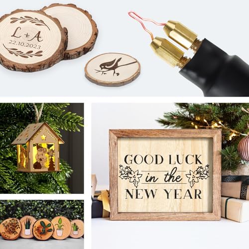 Tekchic 60W Wood Burning Kit, Pyrography Tool with 20 Wire Tips - Image 3