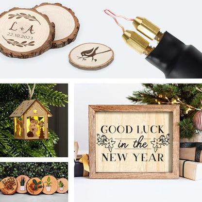 Tekchic 60W Wood Burning Kit, Pyrography Tool with 20 Wire Tips - Image 3