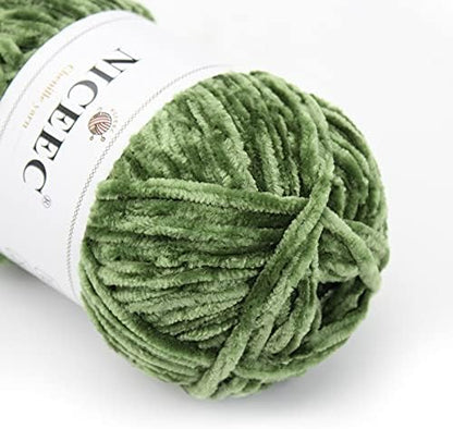 NICEEC 6 Skeins Soft Chenille Yarn 6x85m(6x93yds,6x50g)_Halloween Series - Image 3