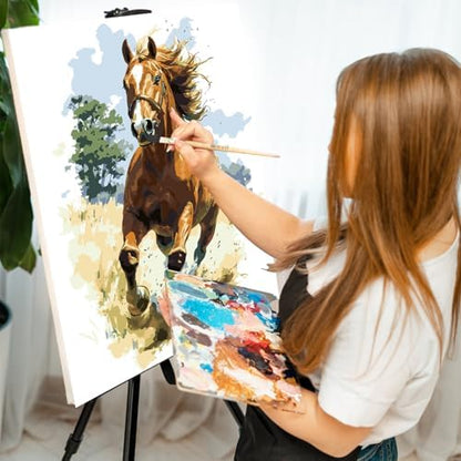 Paint by Numbers Kit for Adults, Running Horse Painting, 16 x 20 Inch - Image 6