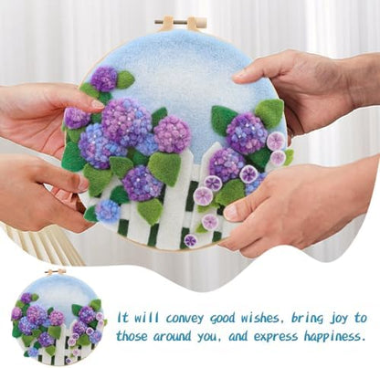 kgxulr Needle Felting Kit, Felting Kit for Beginners, Wool Painting Kit - Image 6