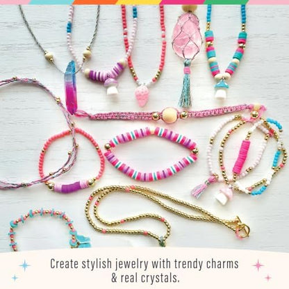 Bright Stripes Wish*Craft Mystical Jewelry Studio DIY Bracelet Kit, Ages 8+ - Image 2