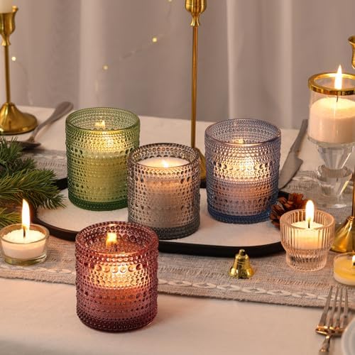 LAMORGIFT Pearled Candle Making Kit- Sand Wax Gift Set- 3.3LB Candle Sand with Wicks, 4 Pcs Glass Candle-Jars with Plastic Tray, 40ml Fragrance Oils Accessories for DIY Scented Candles & Home Decor - Image 5