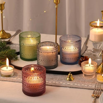 LAMORGIFT Pearled Candle Making Kit- Sand Wax Gift Set- 3.3LB Candle Sand with Wicks, 4 Pcs Glass Candle-Jars with Plastic Tray, 40ml Fragrance Oils Accessories for DIY Scented Candles & Home Decor - Image 5