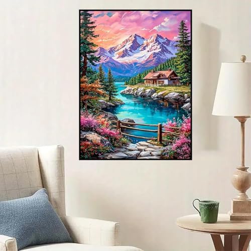 Lophomie Diamond Art Kits for Adults, 5D Landscape Diamond Painting Kits - Image 2