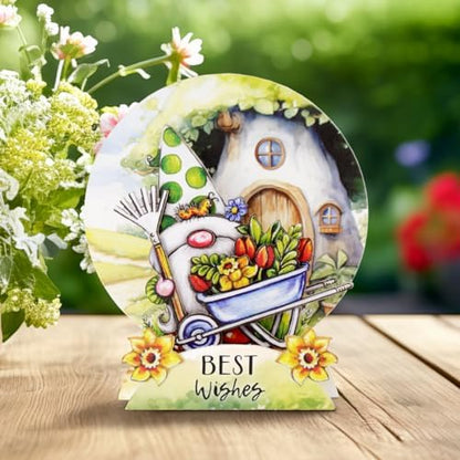Katy Sue Garden Gnomes Die-Cut Pop-Up Card Making Kit for Adults. Makes 12 Cards & Contains Gnome/Gonk Die-Cut Decoupage Paper Sheets, Supports, Envelopes & Foam Pads for Card Making Supplies - Image 6