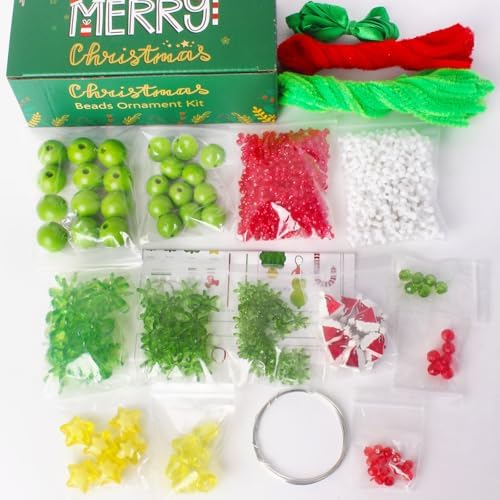GYGOT Christmas Crafts for Adults,30 Sets Christmas Beaded Ornament Kit - Image 2