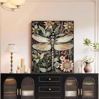 XTCIXAL Paint by Numbers Kit for Adults, Dragonfly, 16X20 Inch - Image 3