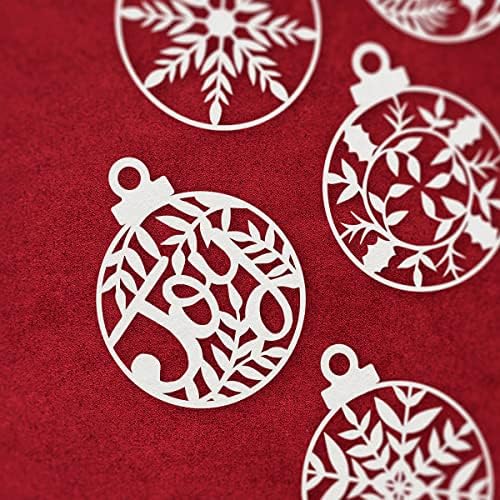 Katy Sue Adventures in Paper Cutting Christmas Selection - Makes 12 Tags, 12 Ball Ornaments & 6 Christmas Cards (Comes with Envelopes) - Image 5