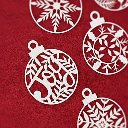 Katy Sue Adventures in Paper Cutting Christmas Selection - Makes 12 Tags, 12 Ball Ornaments & 6 Christmas Cards (Comes with Envelopes) - Image 5