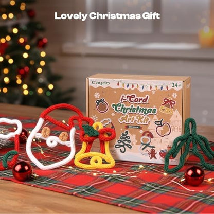 Caydo i Cord Christmas Decoration Making Kit with 24 Patterns for Beginners - Image 6