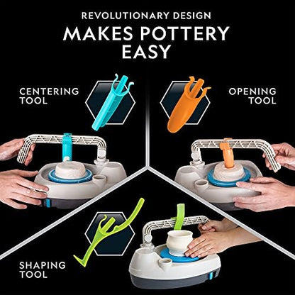 National Geographic Deluxe Pottery Wheel Complete Starter Kit for Kids - Image 3