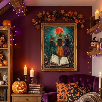 TCDZMYGS Halloween Stamped Cross Stitch Kits for Beginners,12x16in - Image 4