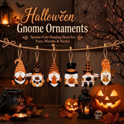 Gerrii 60 Sets Fall Wooden Gnome Ornament to Paint Autumn Crafts - Image 4