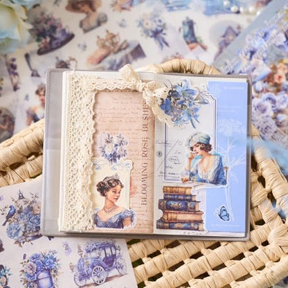 Vintage Scrapbooking Sticker Book, 450+ Pre-Cut Journaling Stickers for Adults Women, Junk Journal Supplies, Aesthetic Washi Stickers for Collage, Card Making, Planner, Lable and Art Paper Crafts - Image 5